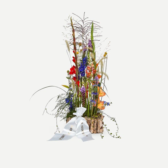 Dekoration med bånd - Et farverigt farvel